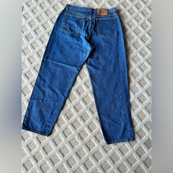 Vintage 90’s Levi’s 560 Loose Fit Straight Leg Blue Denim Jeans Size 14 MIS S - Picture 4 of 16